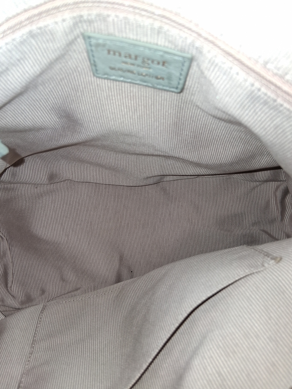 margot Mint Suede Hobo Shoulder Bag - Picture 3 of 3